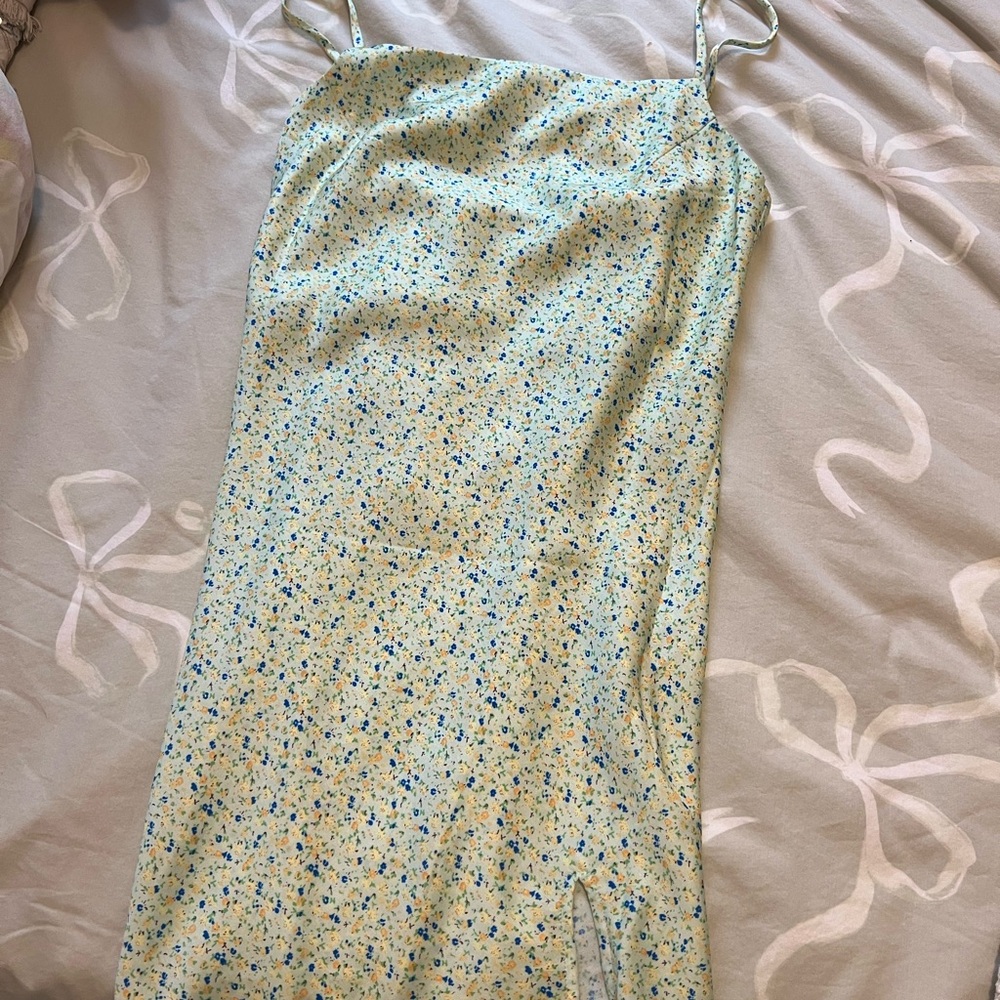 Princess Polly Blue and Yellow Floral Mini Dress